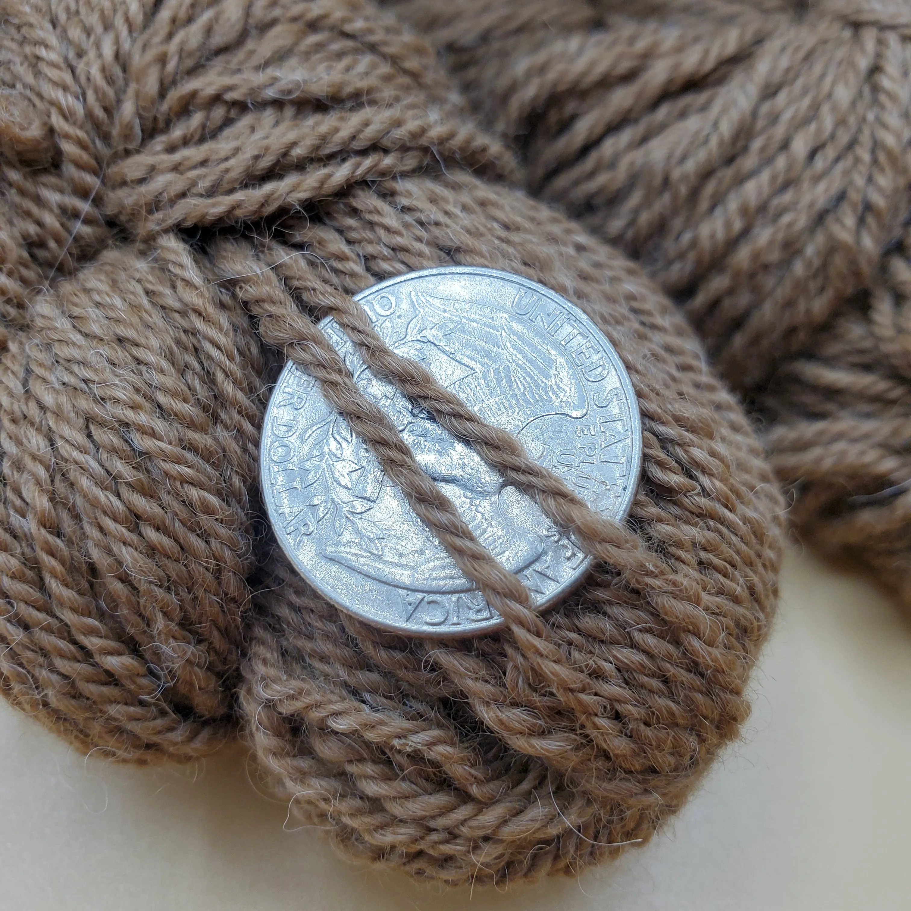 100% Alpaca Dark Fawn DK - Rio