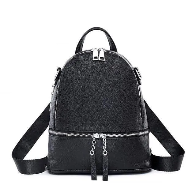 100% Genuine Leather Excellent Fashion Women's Backpacks