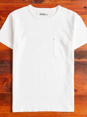 13oz Pocket T-Shirt in White