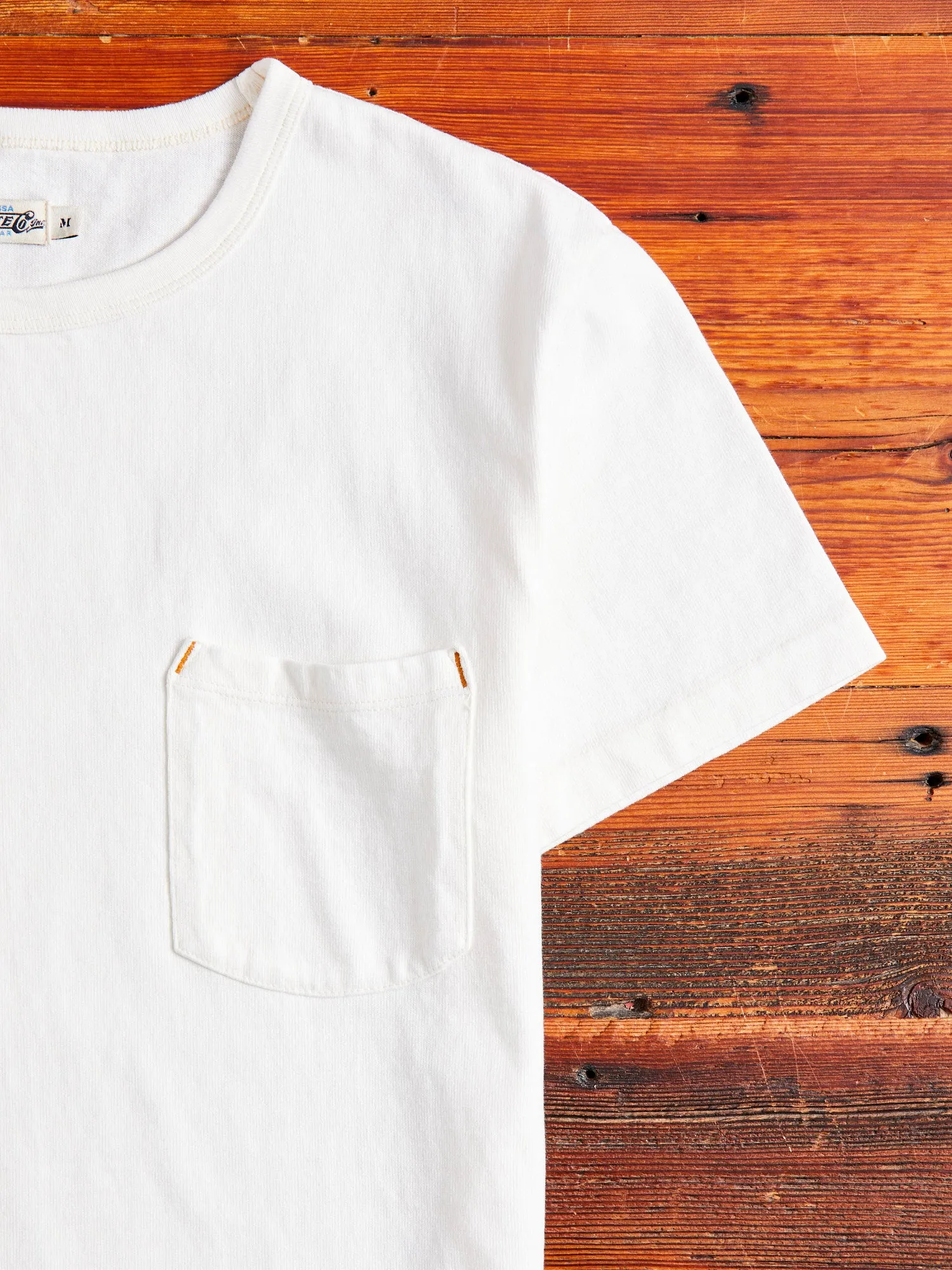 13oz Pocket T-Shirt in White