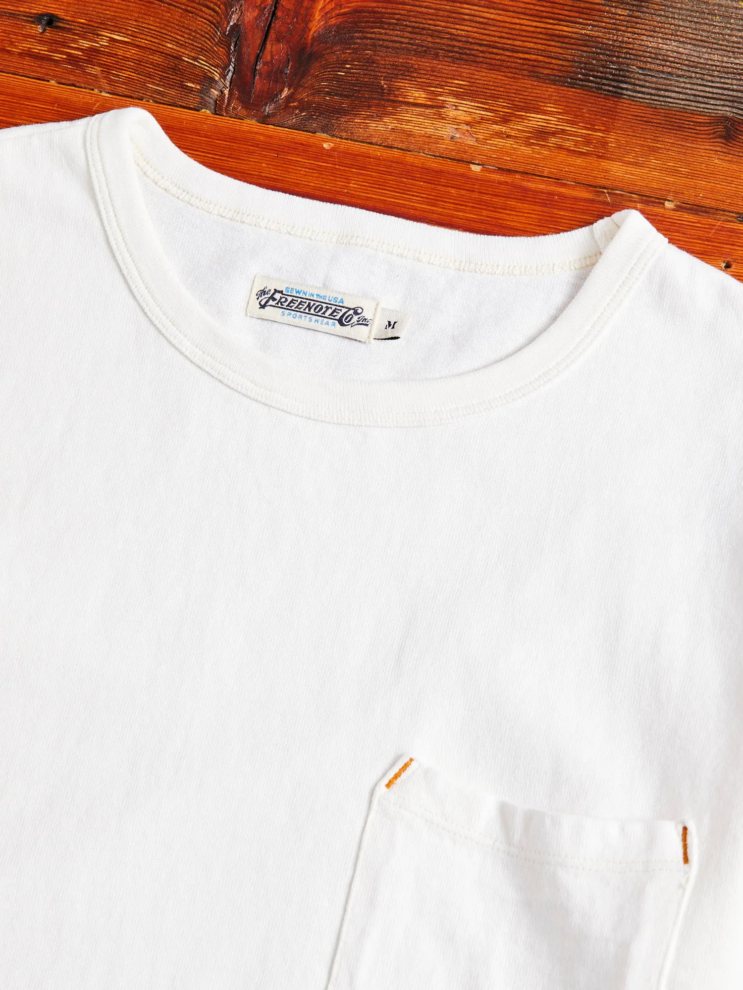 13oz Pocket T-Shirt in White