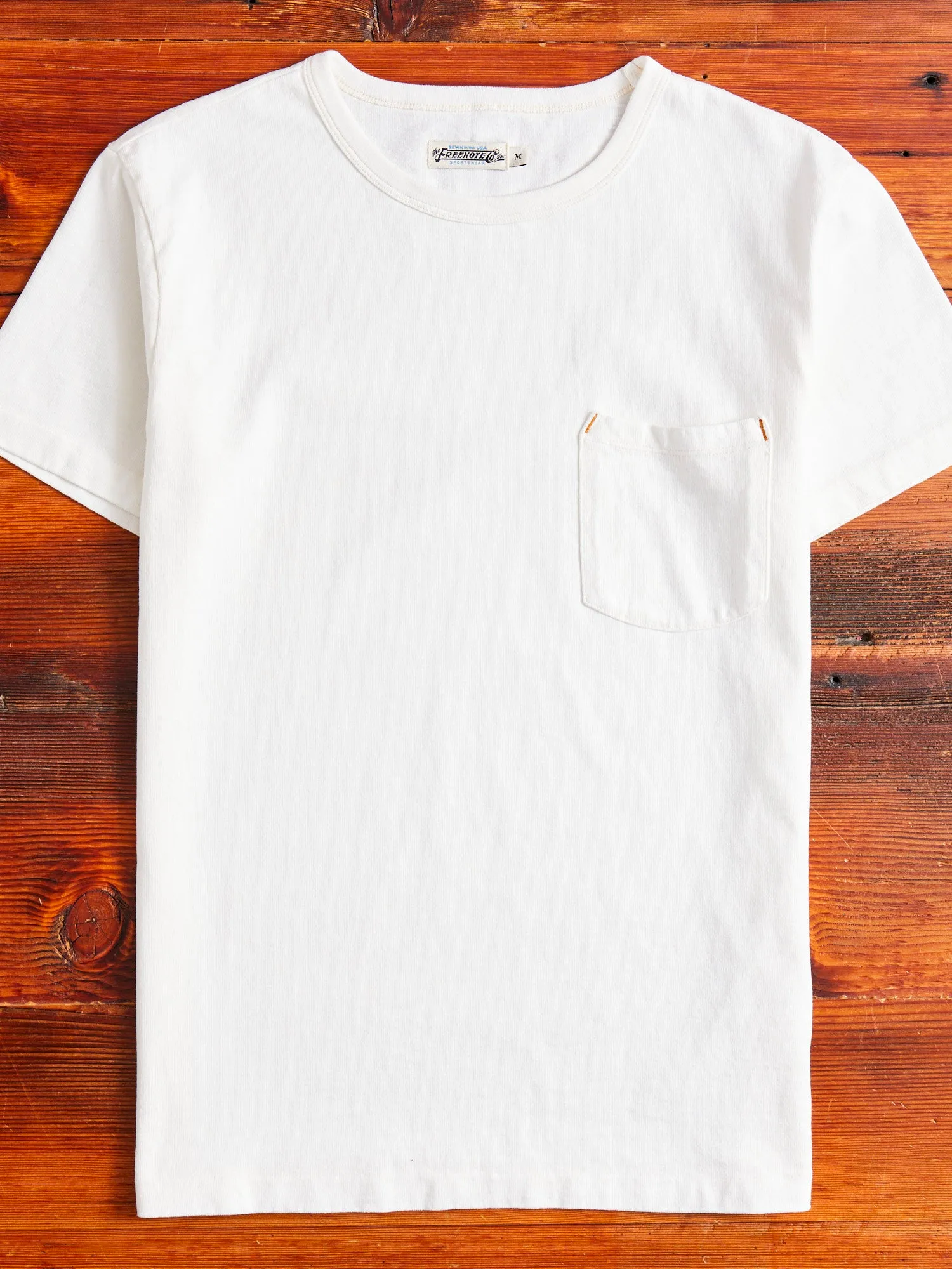 13oz Pocket T-Shirt in White