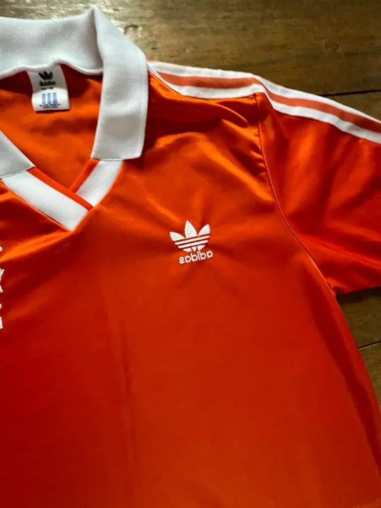 1990-92 Holland Netherlands adidas home shirt M (Mint)