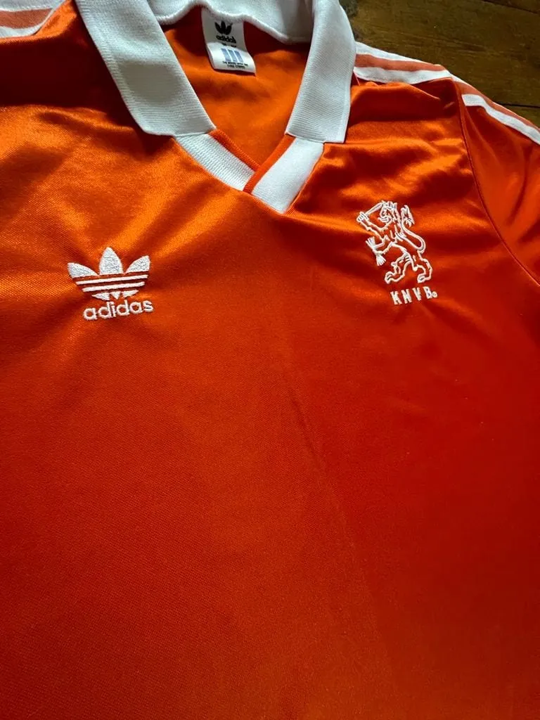 1990-92 Holland Netherlands adidas home shirt M (Mint)