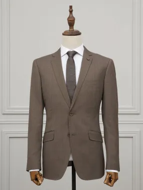 2 PIECE SUIT BROWN