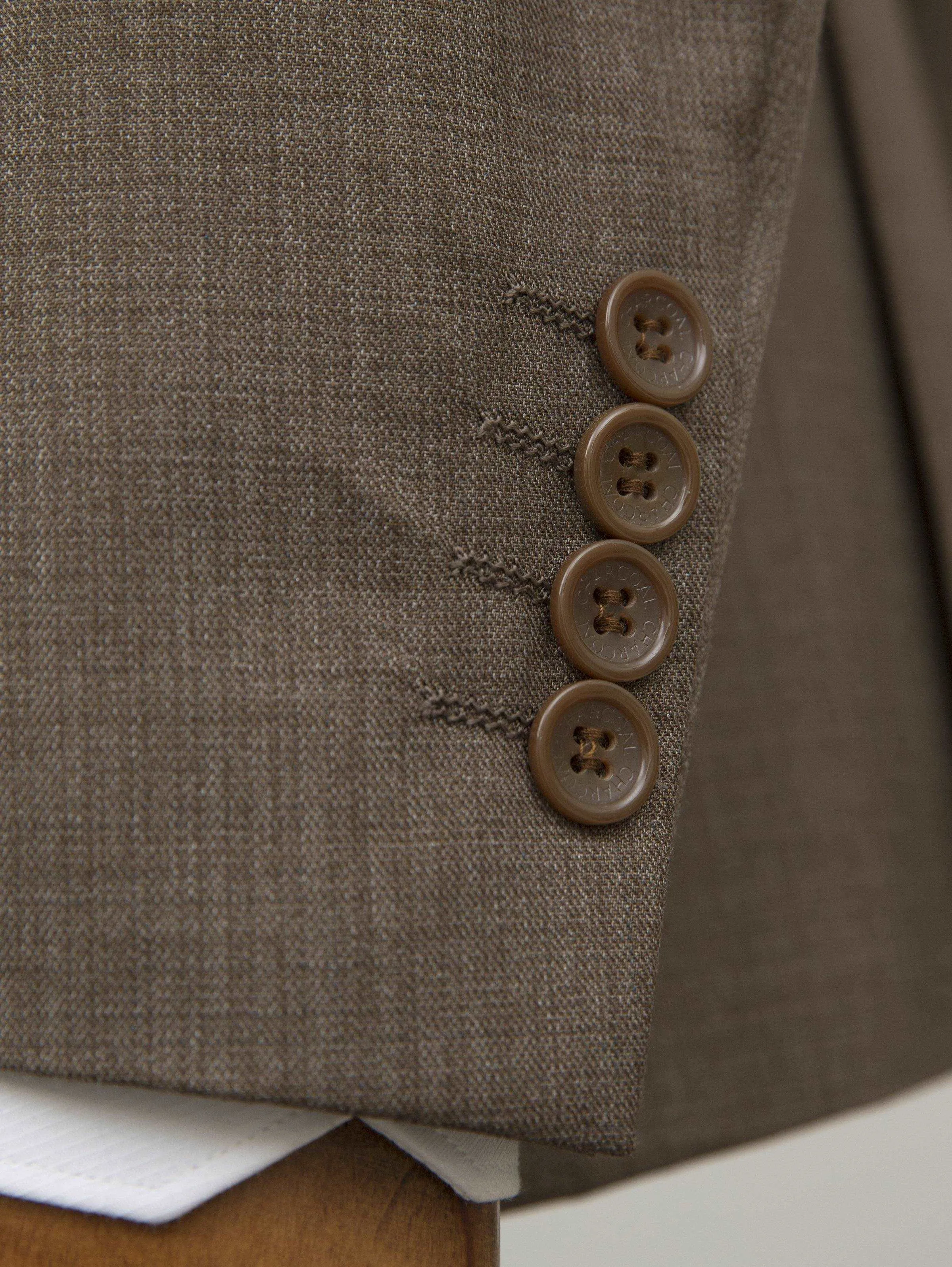 2 PIECE SUIT BROWN