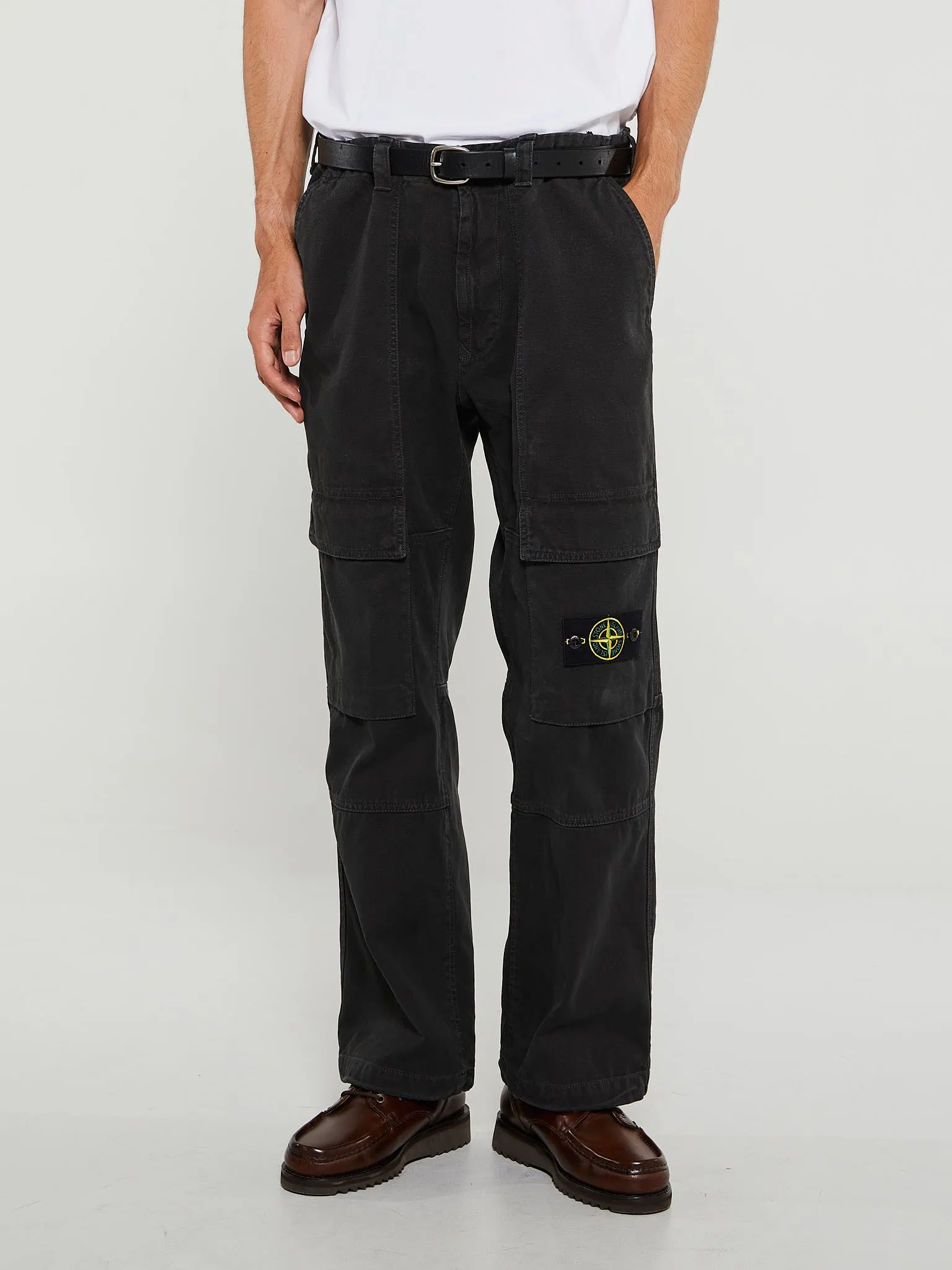 30601 Relaxed Fit Cargo Pants in Grey