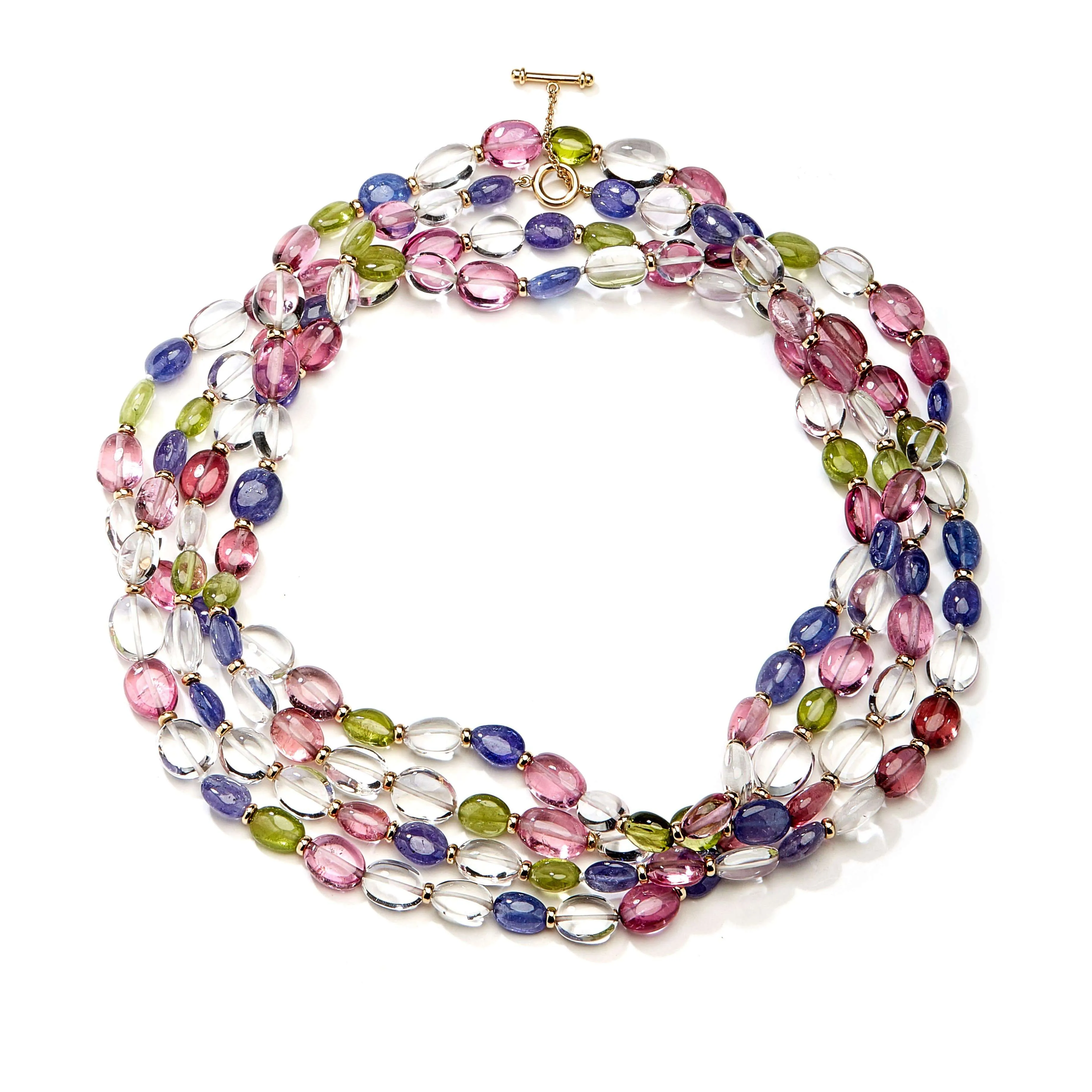 60 inch Mogul Bead Necklace