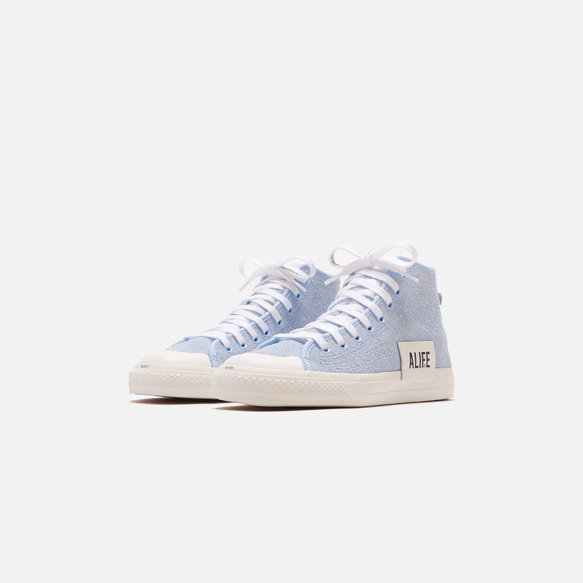 adidas Consortium x ALIFE Nizza High - Clear Sky / Off White