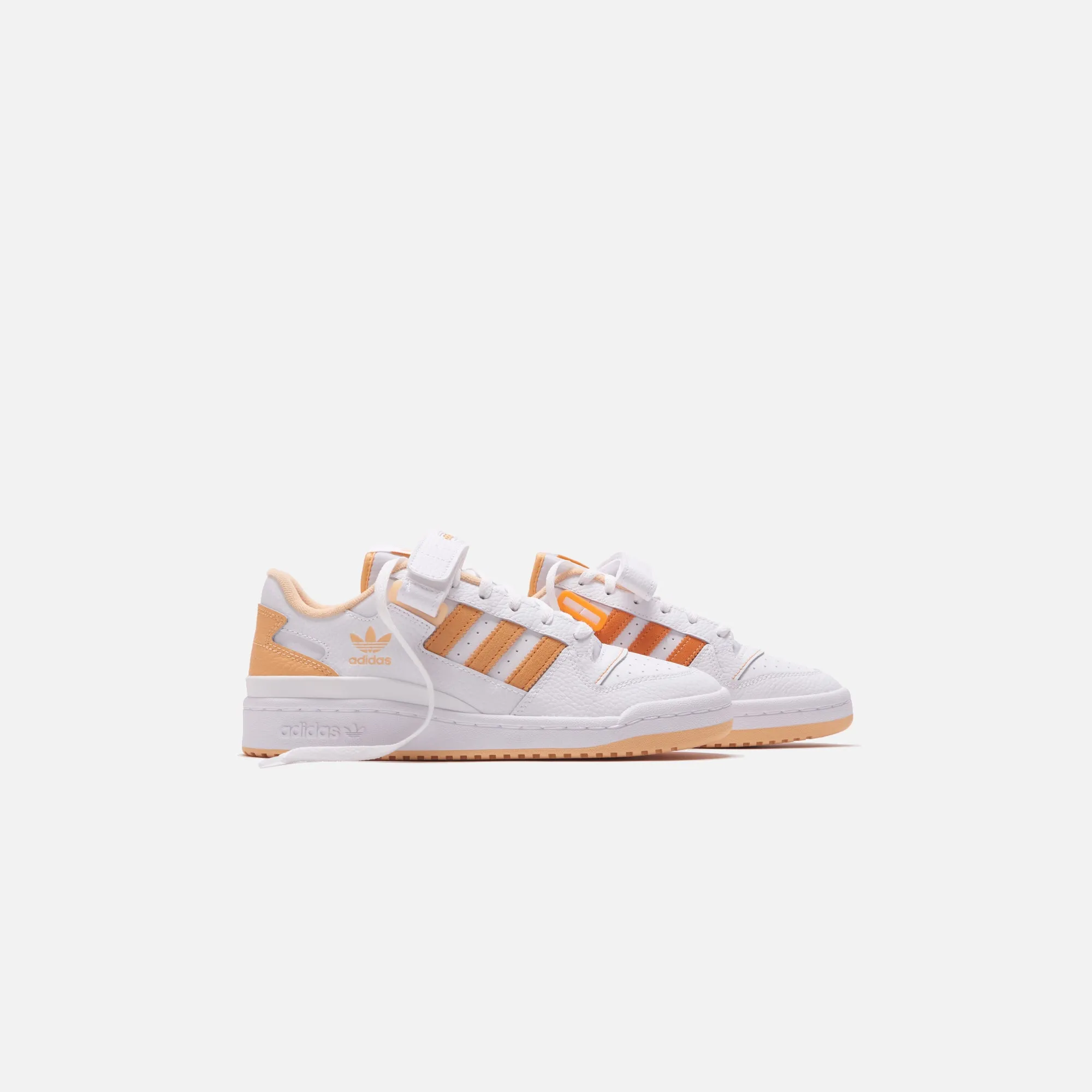 adidas Forum Low - White / Pulse Amber / Orange Rush