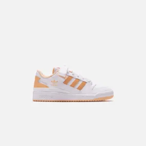 adidas Forum Low - White / Pulse Amber / Orange Rush