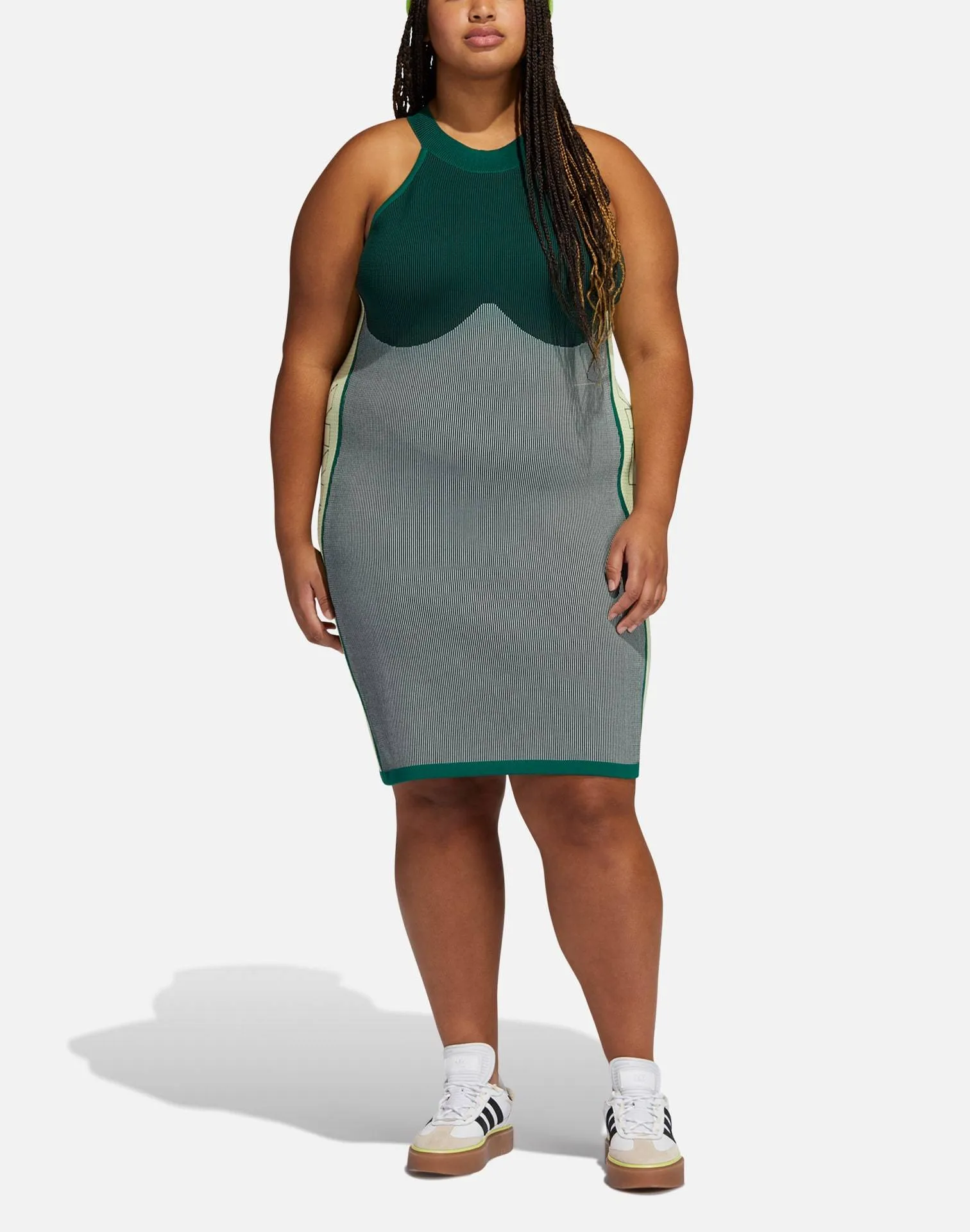 Adidas IVY PARK KNIT LOGO DRESS (PLUS SIZE)