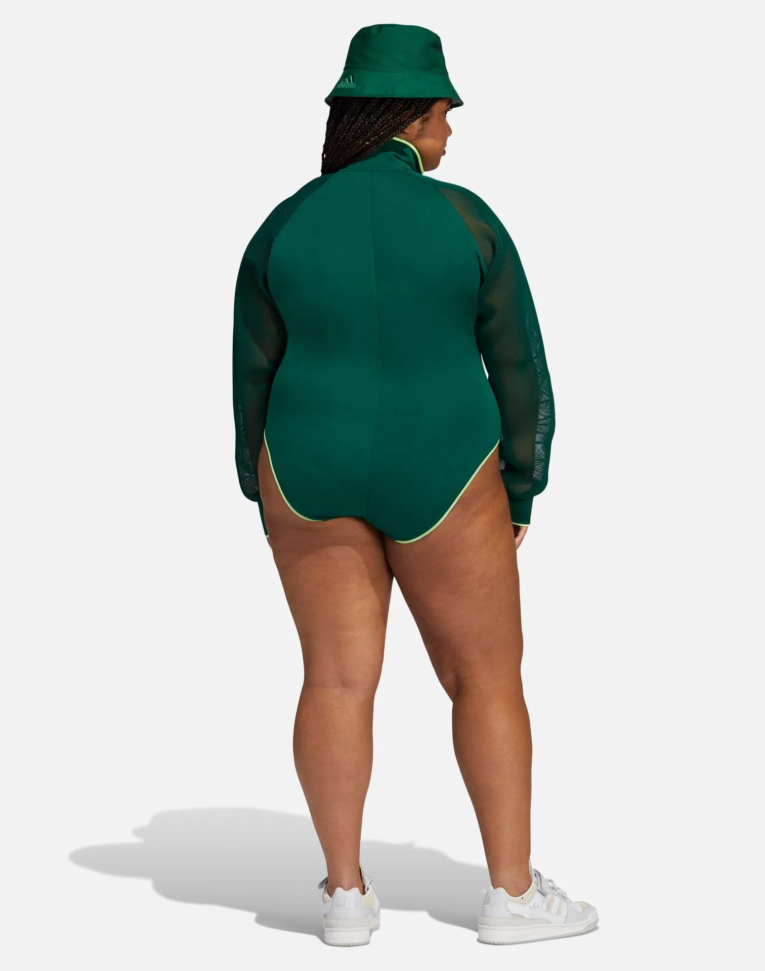 Adidas IVY PARK MESH SLEEVE BODYSUIT (PLUS SIZE)