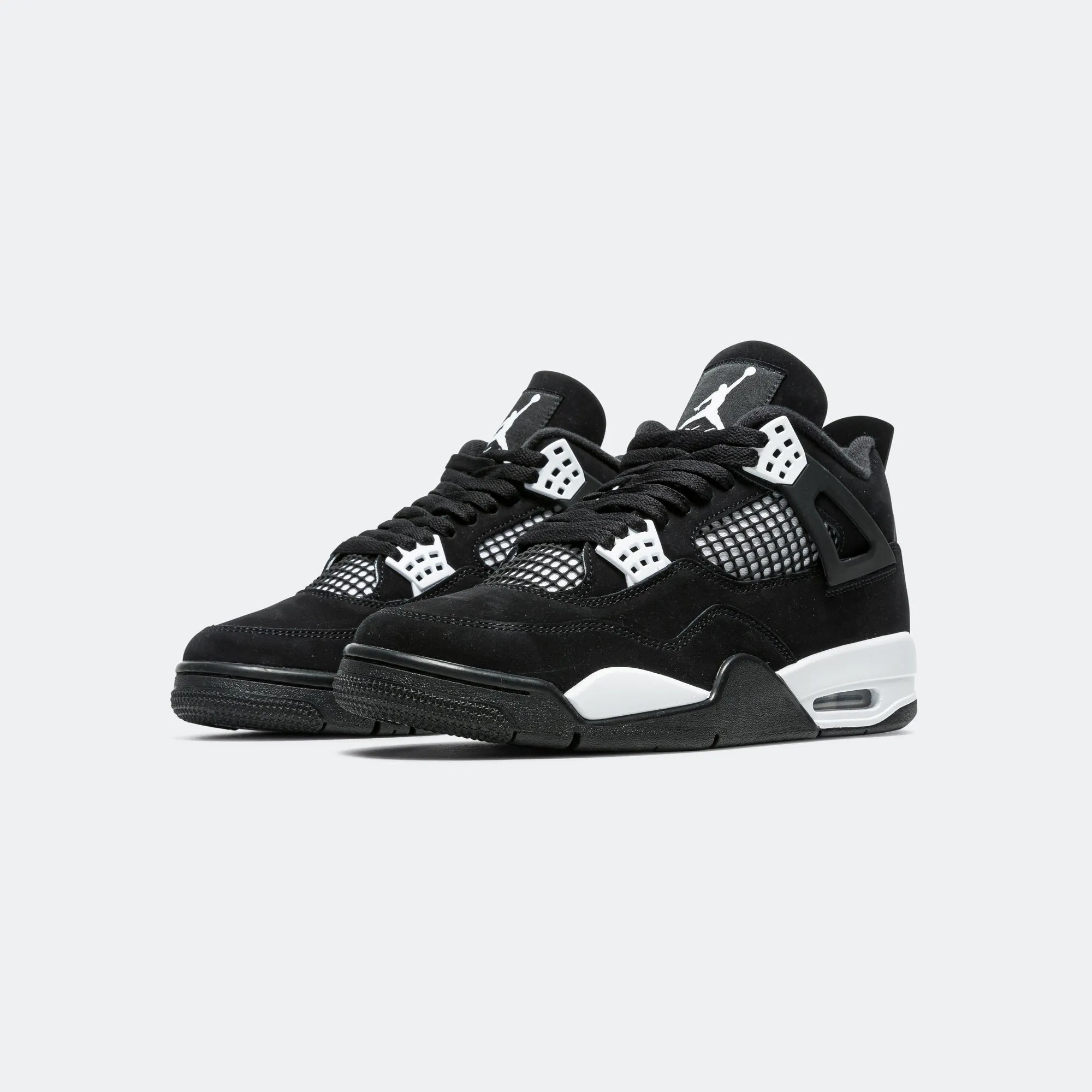 Air Jordan 4 Retro - Black/White-Black