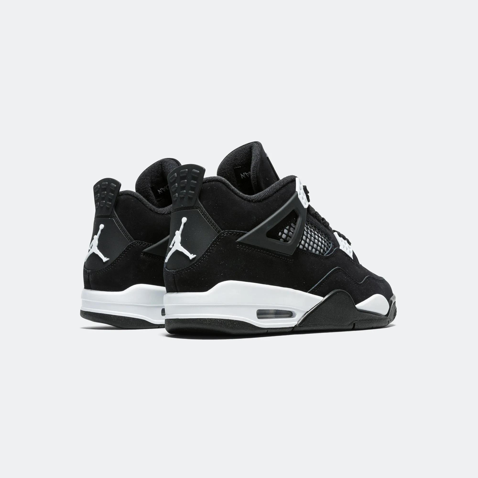 Air Jordan 4 Retro - Black/White-Black