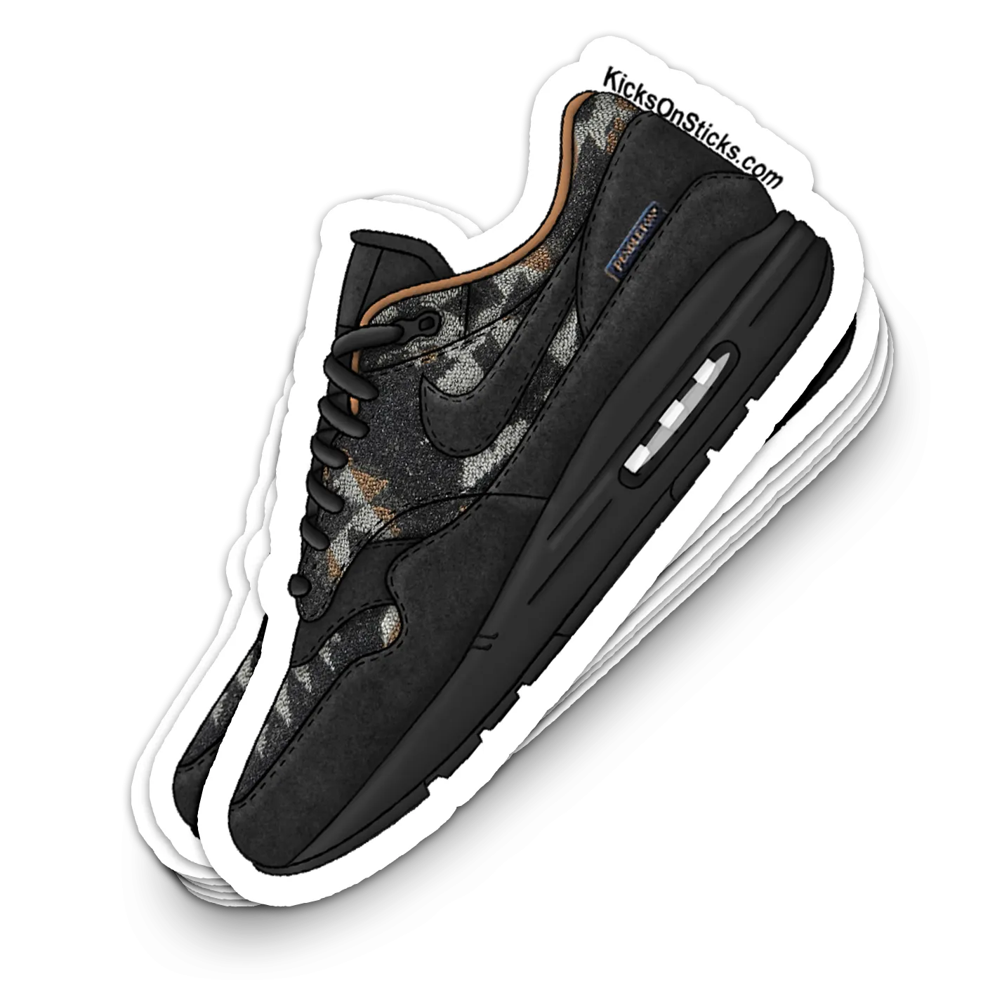 Air Max 1 "Pendleton" Sneaker Sticker