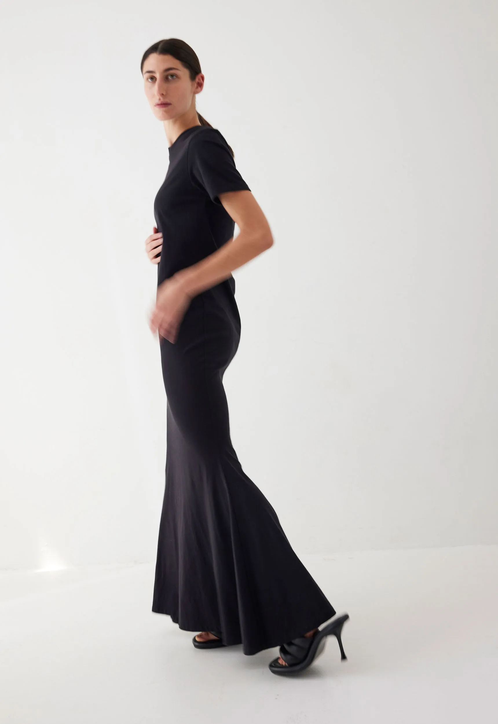 Alner Jersey Maxi Dress - Black