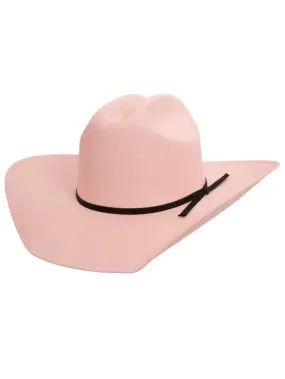 American Hat Makers - Pioneer - Straw Cowboy Hat in Pink