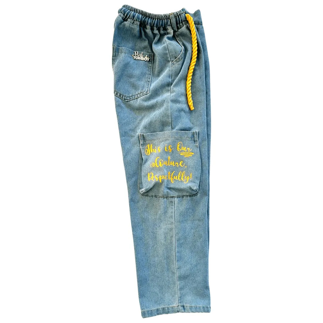 Amsterdam Avenue Denim Cargo Pants