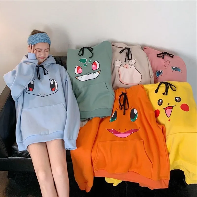 Anime Character Velvet Fleece Sweaters