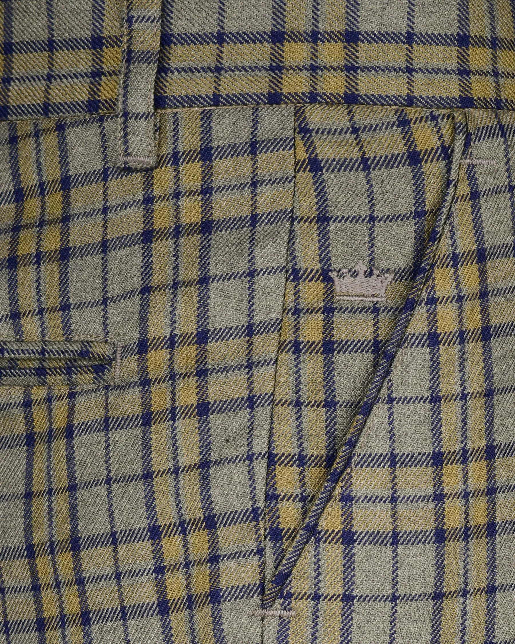 Arrowtown Checked Double Breasted Suit