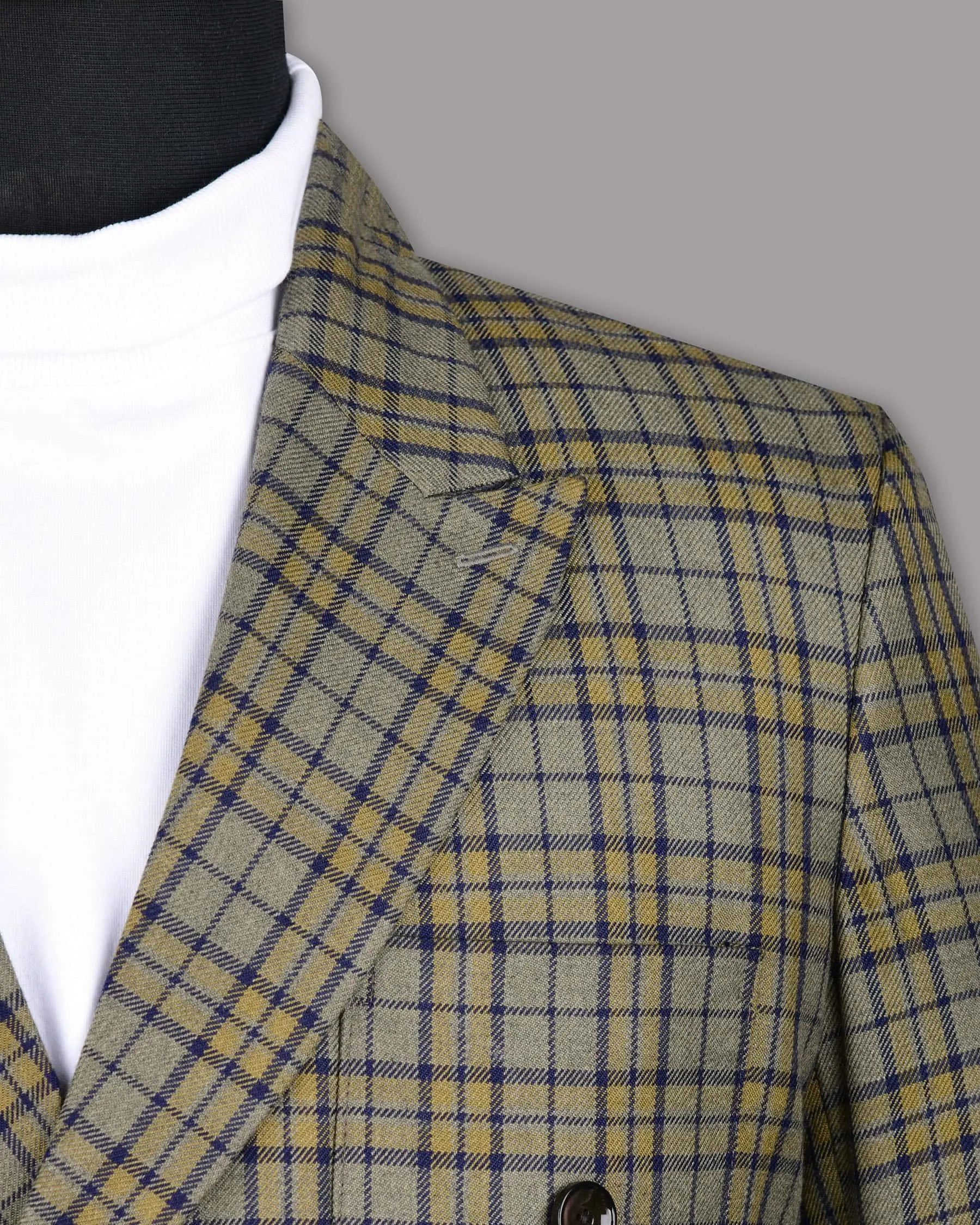 Arrowtown Checked Double Breasted Suit