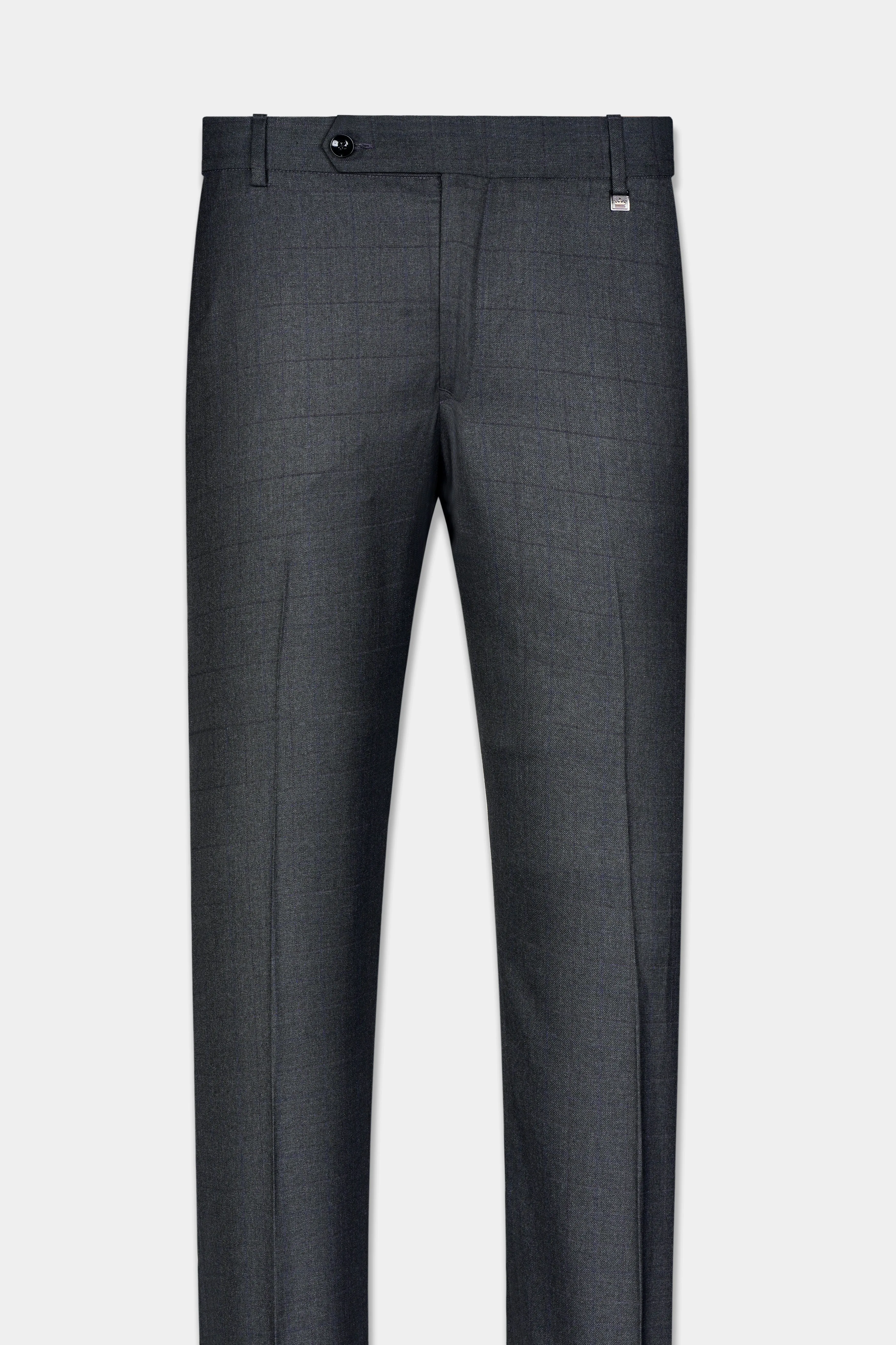 Arsenic Grey Wool Rich Double Breasted Suit