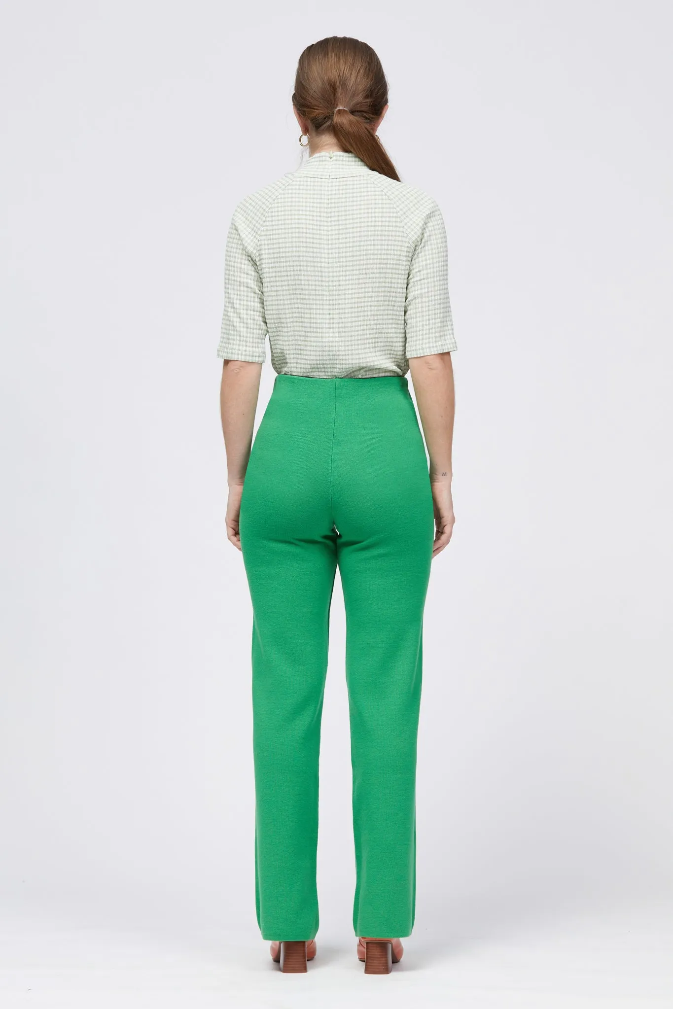 Askim Knit Pant Green