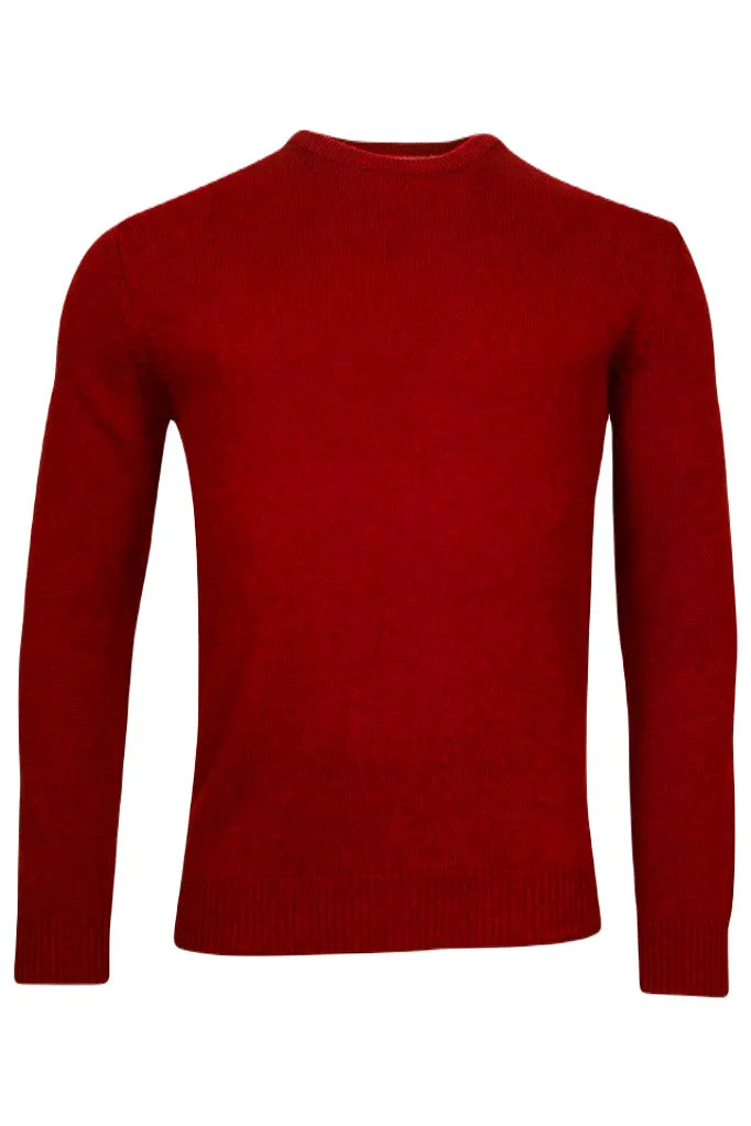 Baileys Crew Neck Red Knit Jumper Red