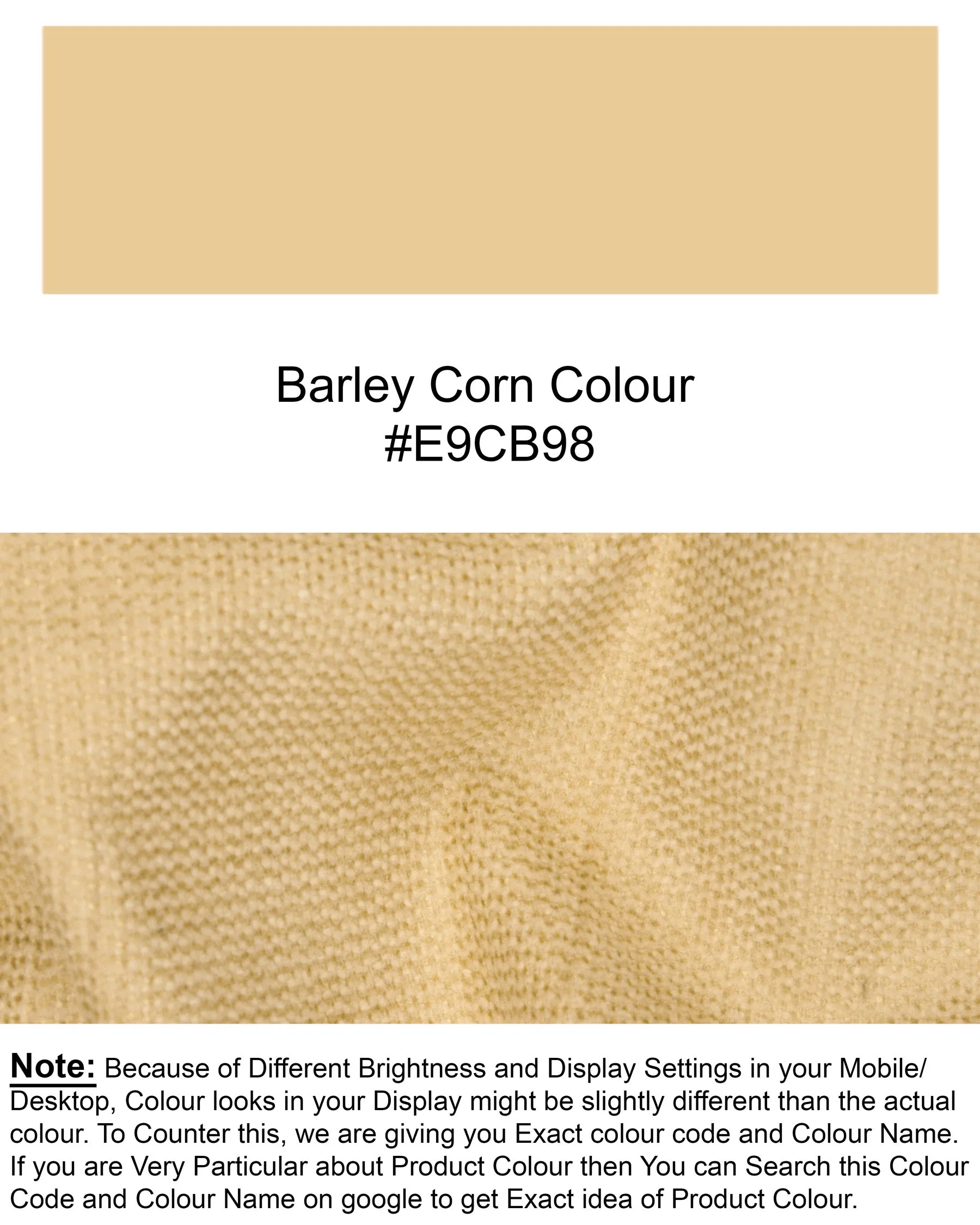 Barley Crown Corduroy Premium Cotton Suit