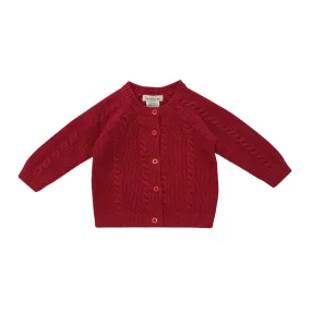 Beanstork Cardigan - Red