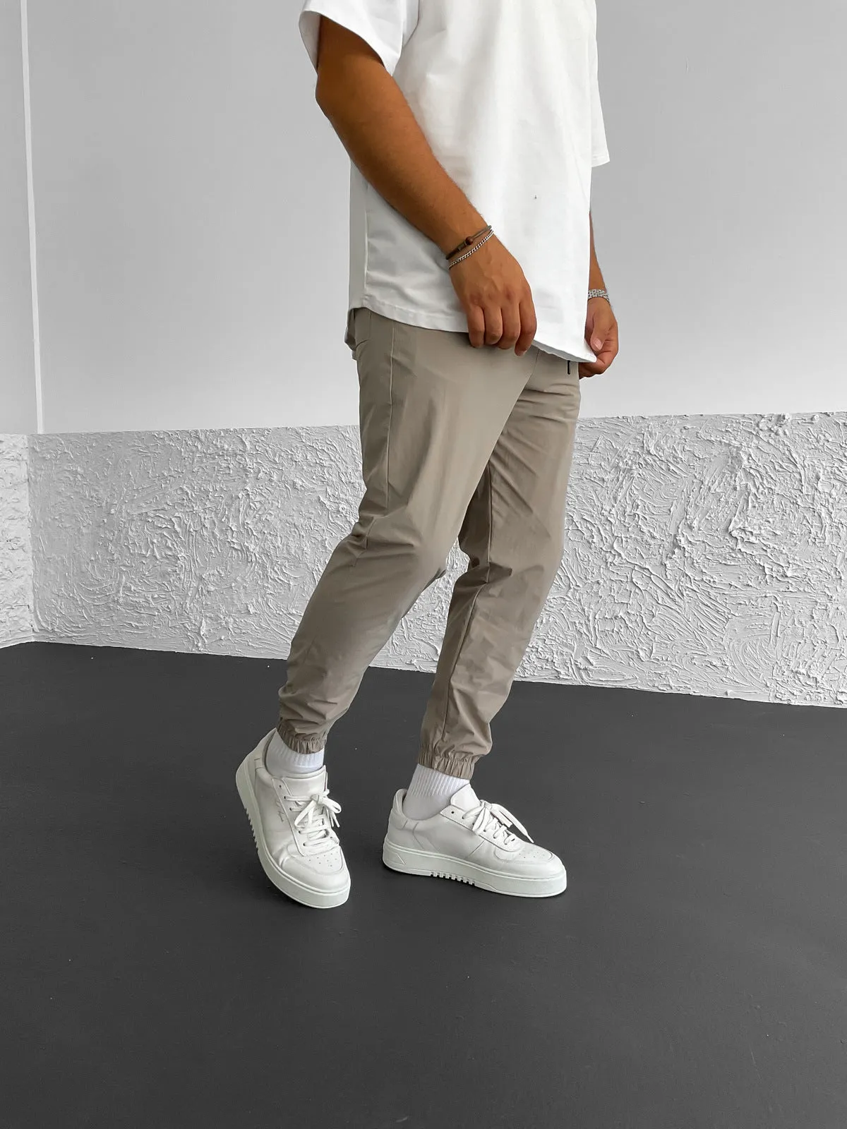 Beige Jogger Pant BB6818