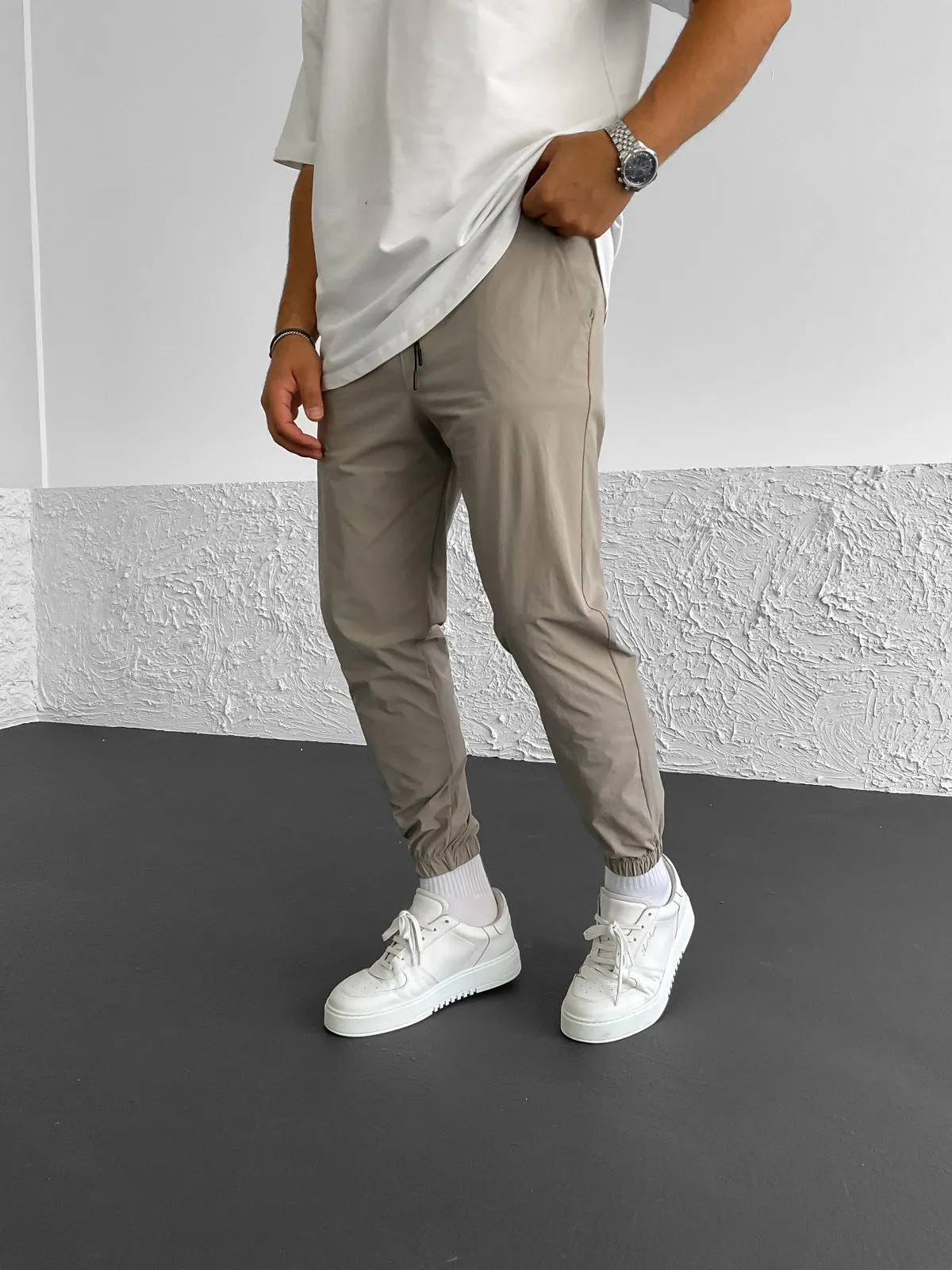 Beige Jogger Pant BB6818