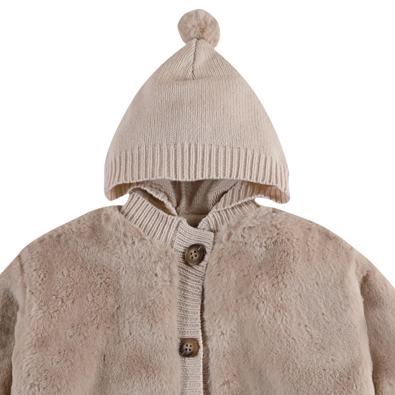 Birie Jacket | Soft Sand Teddy