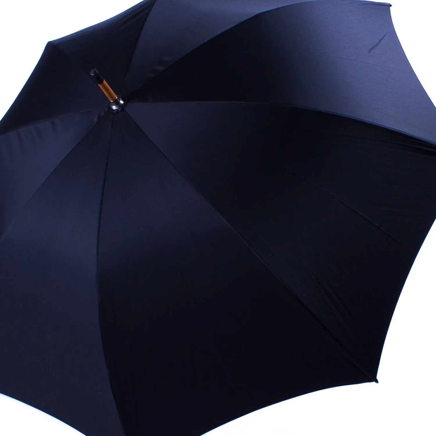 Black Doorman Umbrella with Maplewood Handle