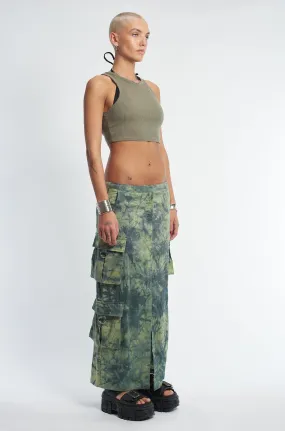 Bleach Cargo Maxi Skirt