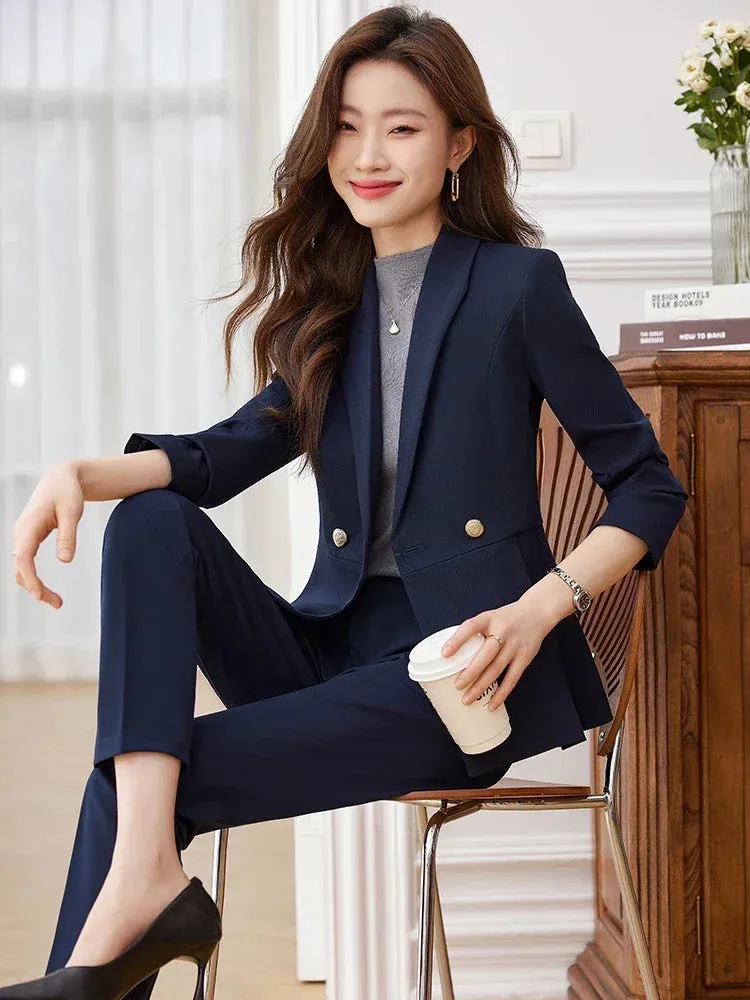 Bold & Brilliant Fancy Pantsuit | Modern Blazer Pantsuit | Womens Pant suit | Suit Jacket