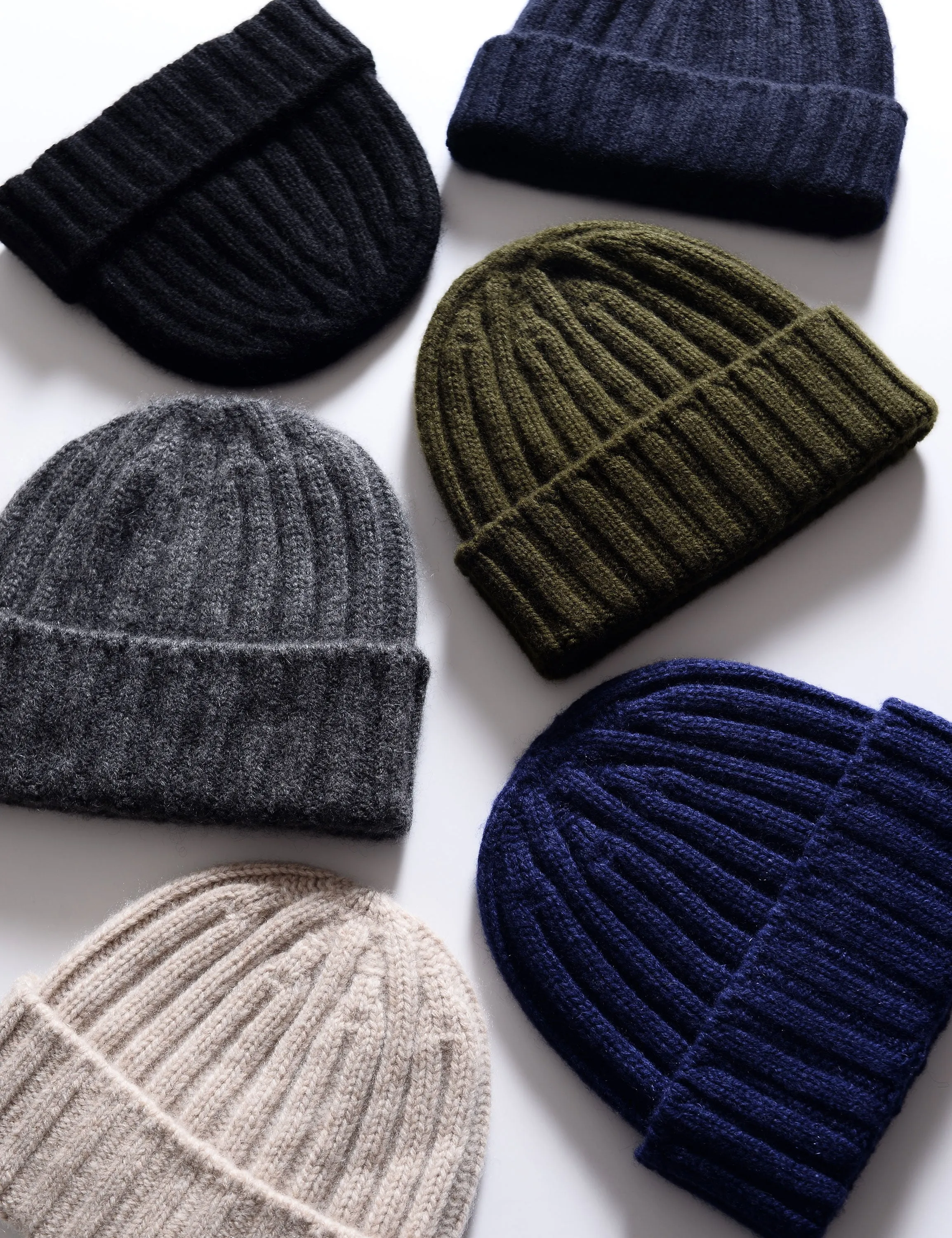 Cashmere Beanie - Navy