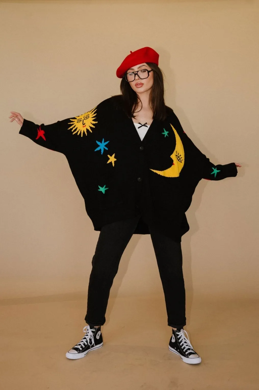 Child of the Universe Oversized Cardigan