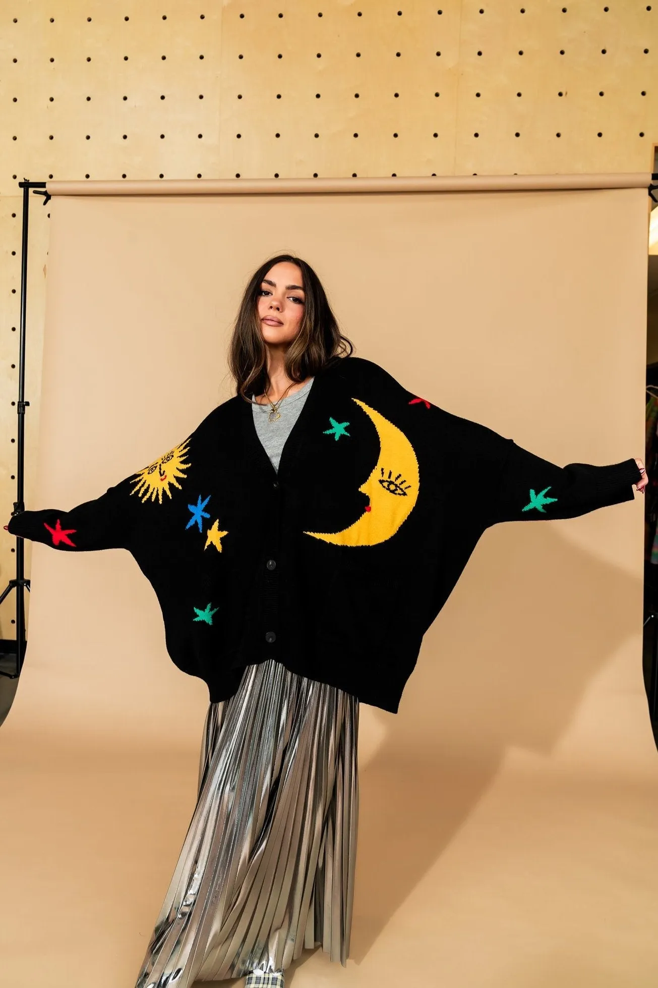 Child of the Universe Oversized Cardigan