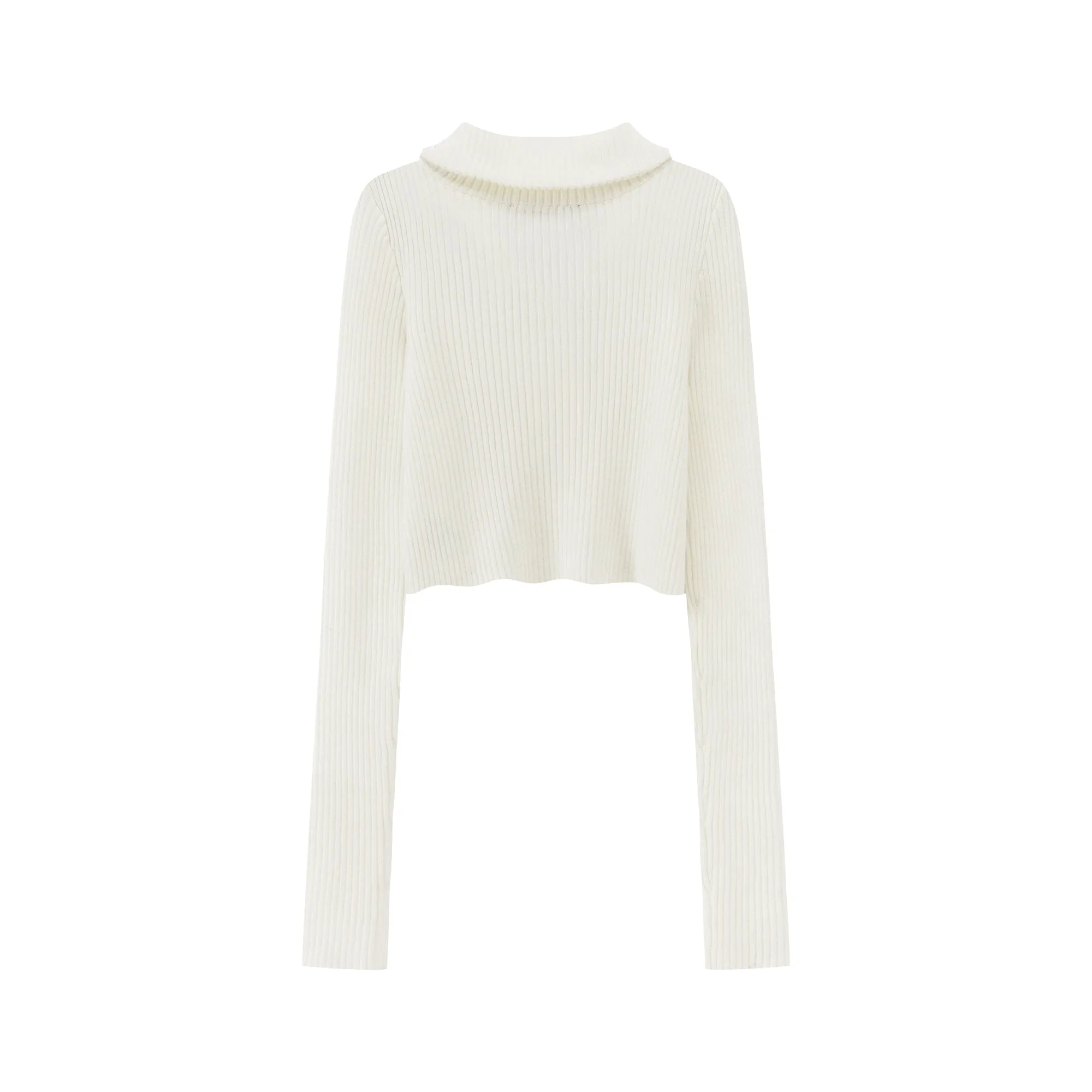 Chuu Girl Slim Crop Cardigan