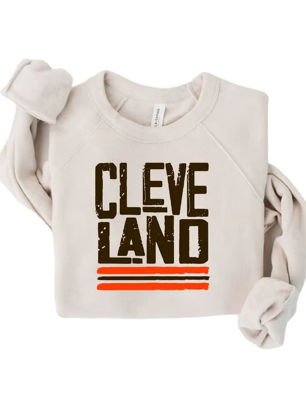 CLE Graphic Crewneck Sweatshirt - Stylish and Comfortable Urban Apparel