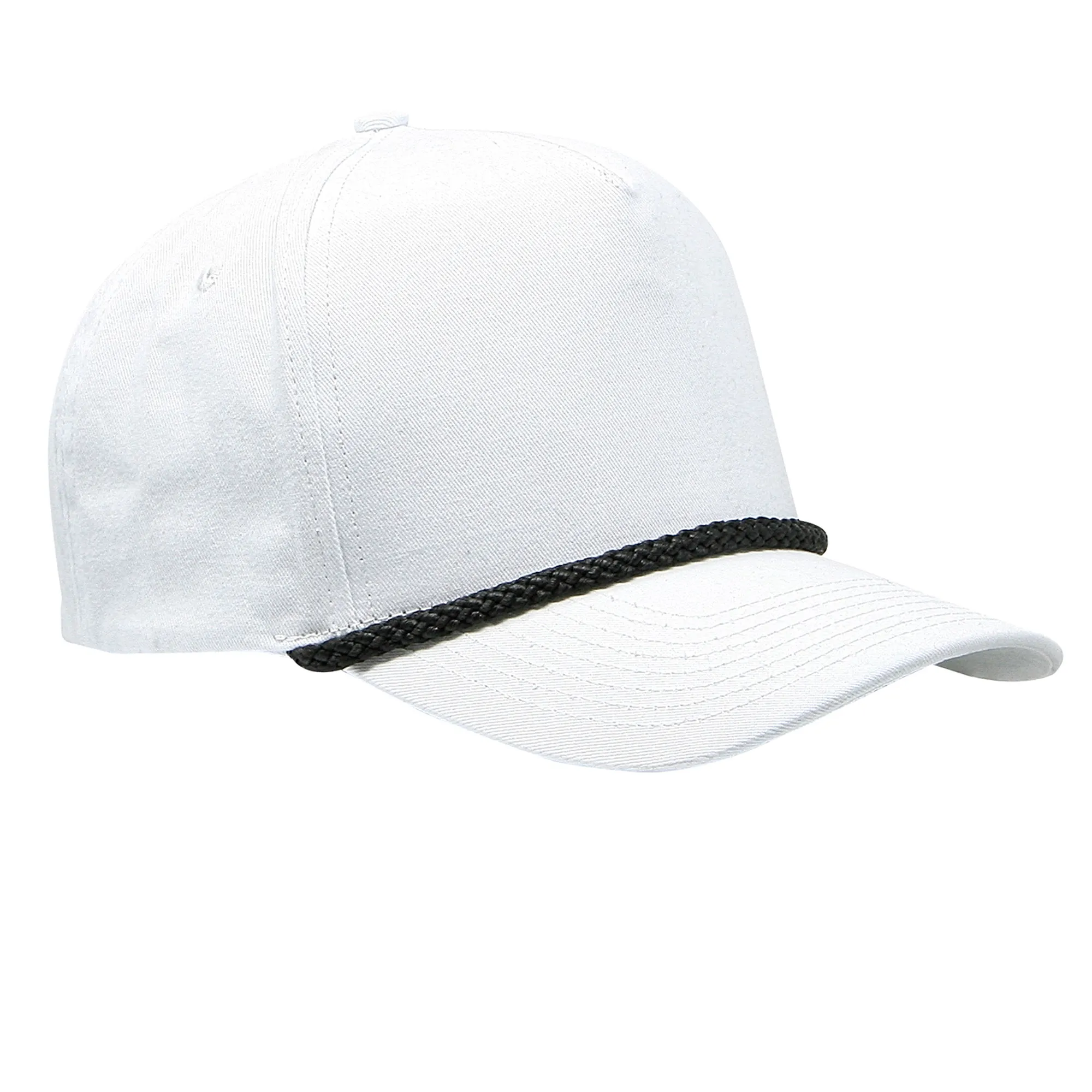 Cobra C256 5 Panel Twill, Snap Back Golf, Rope Cap