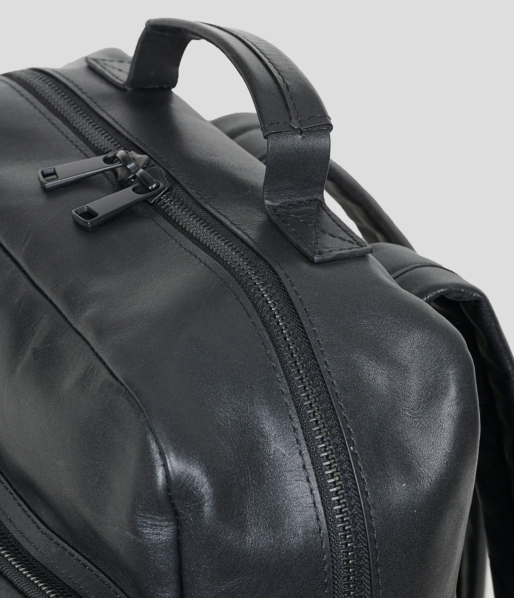 Columbus Leather Laptop Backpack