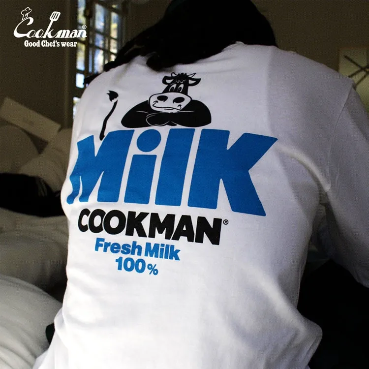 Cookman Long Sleeve Tees - Milk : White