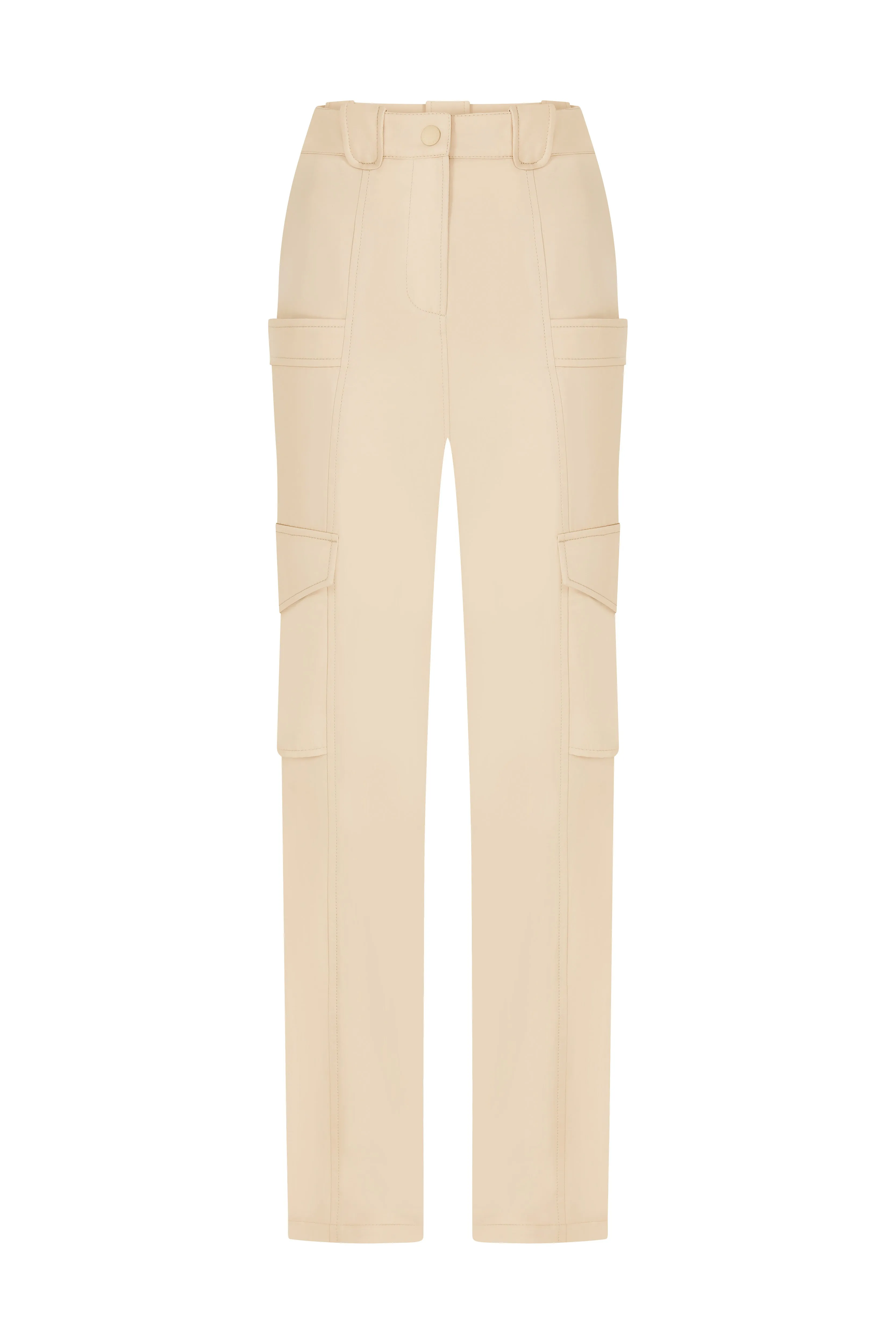 Cream Cargo Pants