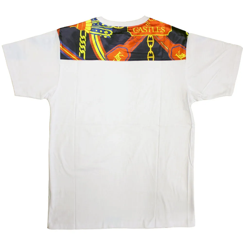 Crooks & Castles Regalia T-Shirt White Navy Multi