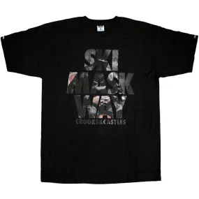 Crooks & Castles Ski Mask T-Shirt Black