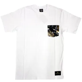 Crooks & Castles Timepiece Pocket T-Shirt White