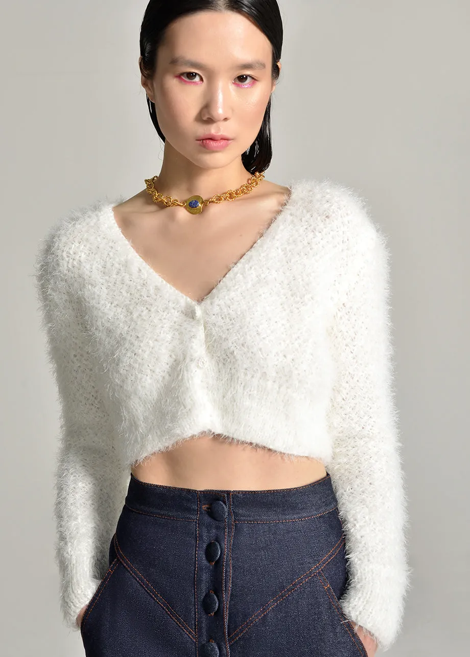 CROPPED KNITTED TOP